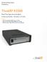 ThinkRF R5500. Real-Time Spectrum Analyzer 9 khz to 8 GHz / 18 GHz / 27 GHz. Technical Data Sheet Preliminary
