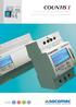 COUNTIS E. Active and reactive energy meters and multi-utility pulse concentrators