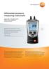 Differential pressure measuring instrument