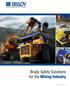 Brady Safety Solutions for the Mining Industry.