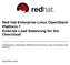 Red Hat Enterprise Linux OpenStack Platform 7 External Load Balancing for the Overcloud