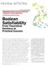 Boolean satisfiability