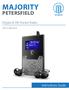 MAJORITY PETERSFIELD. Digital & FM Pocket Radio. Instructions Guide CB1A-DAB-BLK