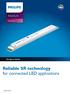LED SR drivers. Design-in Guide. Reliable SR technology for connected LED applications