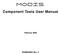 Component Tests User Manual