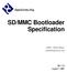 SD/MMC Bootloader Specification. Author: Arnim Läuger