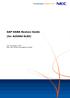 SAP HANA Restore Guide (for A2040d SLES) 23 rd of January 2017 NEC SAP Global Competence Center