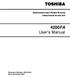 TOSHIBA. 4200FA User s Manual UNINTERRUPTIBLE POWER SYSTEM. THREE-PHASE 80 kva UPS