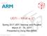 UEFI What is it? Spring 2017 UEFI Seminar and Plugfest March 27-31, 2017 Presented by Dong Wei (ARM) presented by. Updated