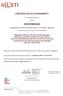 CERTIFICATE OF CONFORMITY. The certification body LSTI. declares UNIVERSIGN HEADQUARTER: 40 RUE DES ANCIENS ETANGS , FOREST BELGIQUE