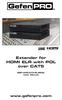 1080P. Extender for HDMI ELR with POL over CAT5. GEF-HDCAT5-ELRPOL User Manual.