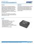 Overview. Applications. Benefits. Surface Mount Varistors VP Series Plastic Encapsulated 85 C