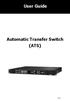 User Guide Automatic Transfer Switch (ATS)