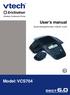 ErisStationTM. Wireless Conference Phone. User s manual. business phones.v tec h.c om. Model: VCS704
