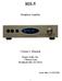 RH-5. Owner s Manual. Headphone Amplifier. Rogue Audio, Inc. 3 Marion Lane Brodheadsville, PA 18322