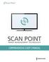 SCAN POINT IMAGE MANAGEMENT TECHNOLOGY COMPREHENSIVE USER S MANUAL