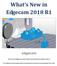 What s New in Edgecam 2018 R1