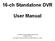 16-ch Standalone DVR User Manual
