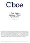 Cboe Europe Multicast PITCH Specification