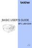 BASIC USER S GUIDE MFC-J6910DW. Version A ARL/ASA/NZ