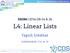 DS & 26. L4: Linear Lists