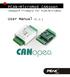 PCAN-MicroMod CANopen CANopen Firmware for PCAN-MicroMod. User Manual V1.1.1