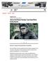 'Dawn of the Planet of the Apes' Tops Visual Effects Society Awards
