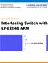 ARM HOW-TO GUIDE Interfacing Switch with LPC2148 ARM