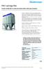 FMC cartridge filter. Compact cartridge filter for solving dust problems within a wide range of industries