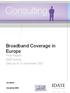 Broadband Coverage in Europe Final Report 2008 Survey Data as of 31 December 2007