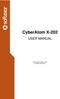 CyberAtom X-202 USER MANUAL. Copyrights Softexor 2015 All Rights Reserved.