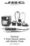 Premium 4 Tools Rework station with Electric Pump Ref. DMSE-A