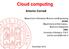 Cloud computing. Antonio Corradi
