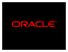 Oracle OLAP Option Fred Louis