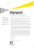 Signpostt. EY newsletter for Government and the public sector. Inside: