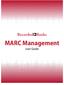 MARC Management User Guide