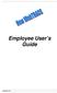 Employee User s Guide