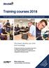 Training courses 2018