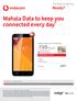 Mahala Data to keep you connected every day *
