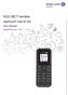 8232 DECT Handset. OpenTouch Suite for MLE User Manual. 8AL90862USACed