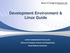 Development Environment & Linux Guide