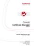 Comodo Certificate Manager Version 5.5