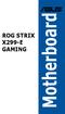 ROG STRIX X299-E GAMING. Motherboard
