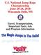 U.S. National Jump Rope Championship June 20-24, 2018 Wisconsin Dells, WI. Travel, Transportation, Important Facts, Ads and Program Information