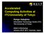 Accelerated Computing Activities at ITC/University of Tokyo