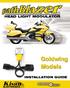 TABLE OF CONTENTS & older Goldwing with Halogen OR LED headlamps