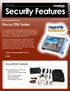 Security Features. ifocus TDR Tester. ifocustdr Kit Contents. Introducing the all new $1, APRIL 2015