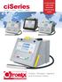 ciseries Simple, Reliable, Capable ci 3200 c i c i c i A comprehensive range of high speed small character ink jet printers