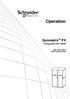 Operation. Symmetra TM PX. Configurable PDU 100kW. 208V, 480V, 600V & 208V Transformerless