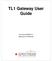 TL1 Gateway User Guide